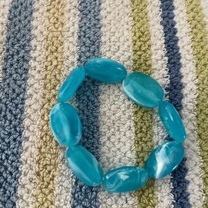 Blue Beaded Bracelet